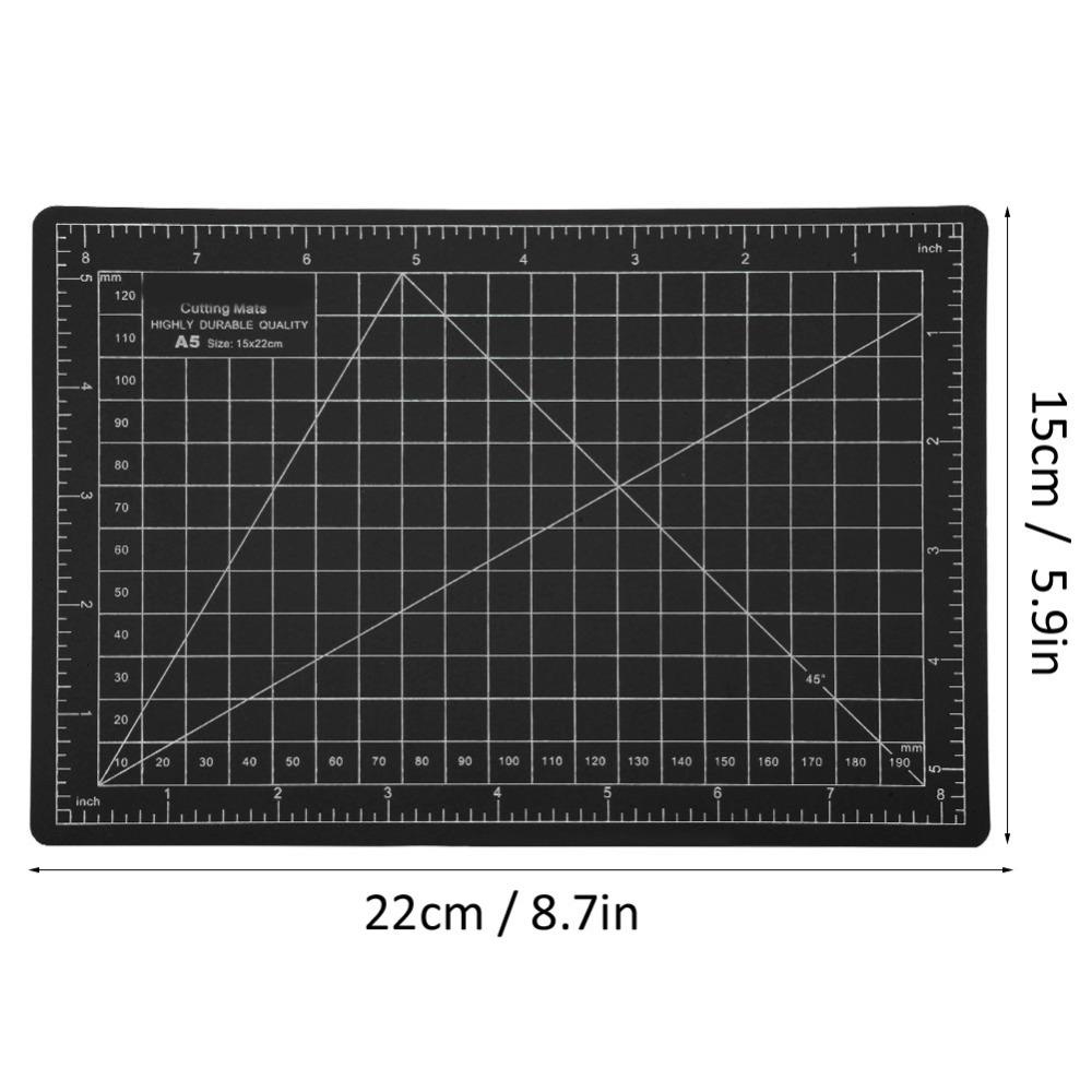 4pcs Scale Grid Design Model Cutting Pad Non-Slip Base Craft Carving Mat Cutting Mat For Crafters