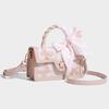 Lace Embroidered Bow Small Square Bag Fashionable Handbag Single-shoulder Crossbody Bag