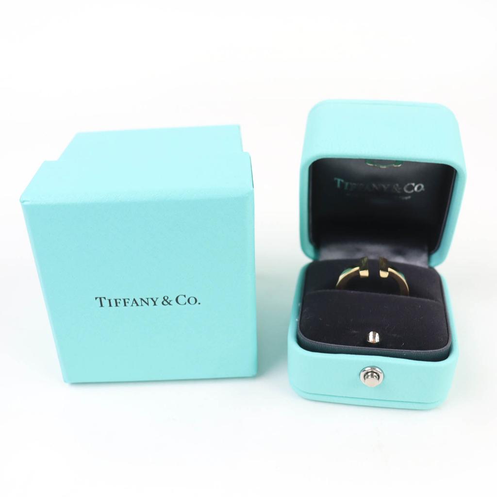 Excellent TIFFANY&Co. Ring Square ring Yellow Gold AU750 Women Used