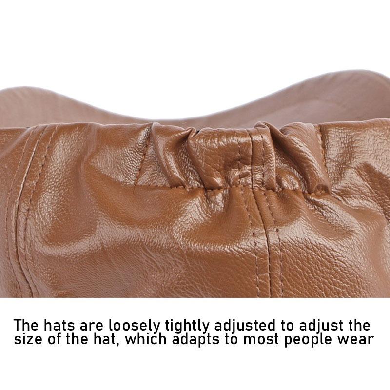Мужская шляпа с острыми козырьками, женская плоская кепка из искусственной кожи в стиле ретро, ​​берет, кепка газетчика