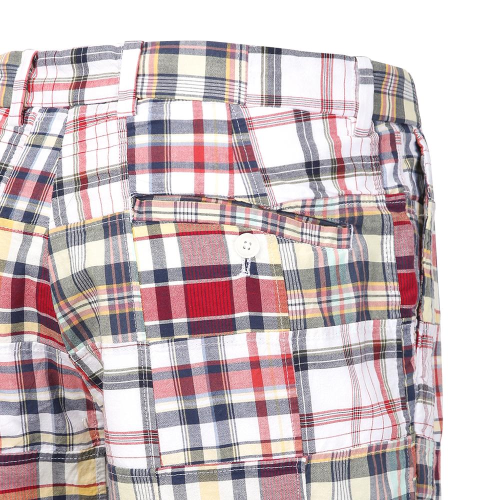Шорты BROOKS BROTHERS с пэчворком в стиле Мадрас (красный) (Bbpsmf8356Dem)