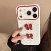 Креативный 3D чехол для телефона с бантом для iPhone 15, iPhone 16, iPhone 17 Pro Max
