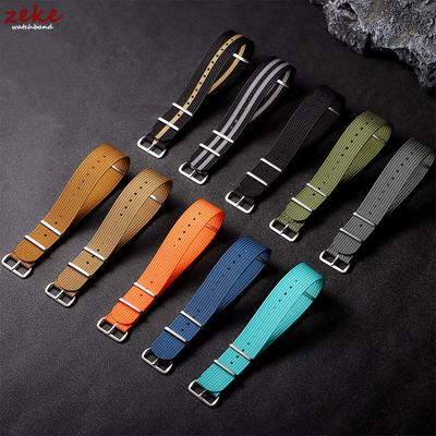 Нейлоновый ремешок для часов в рубчик 18 мм 19 мм 20 мм 22 мм для Omega Military Sports Наручный браслет Мужской Женский Плетеный Тканевый Ремешок для часов Аксессуары