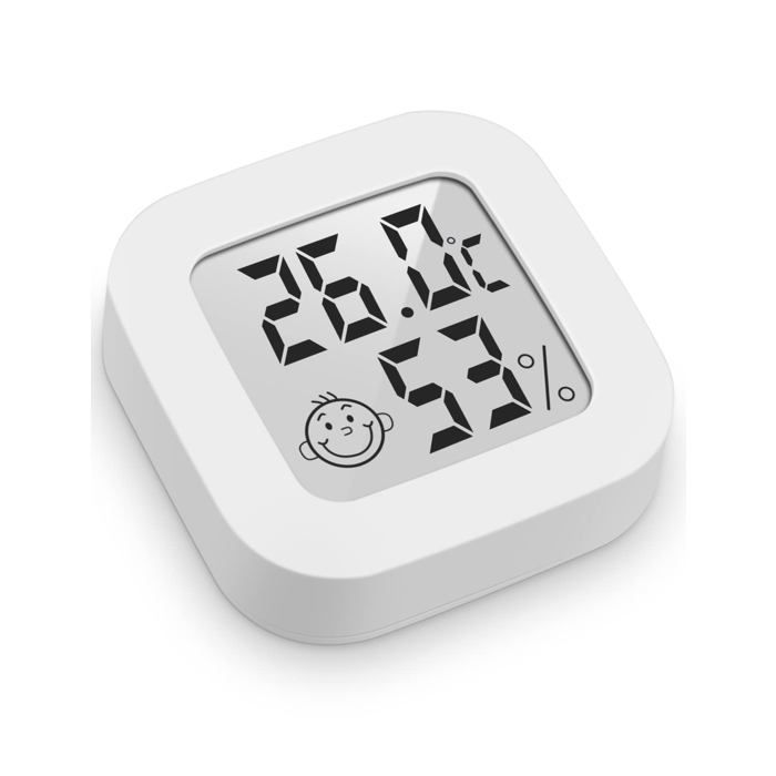 Thermomètre hygromètre numérique intérieur - AIMOONSA - Mini - ±1°C - -50~70°C - 10–99%RH