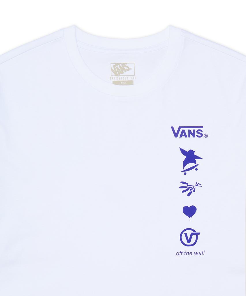VANS Короткий рукав Птица Футболка - Blanc Des Blancs / Vn000Tkyjvy1