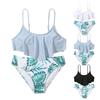 Summer Kids Two-piece Swimsuit Fashion Set For Girls