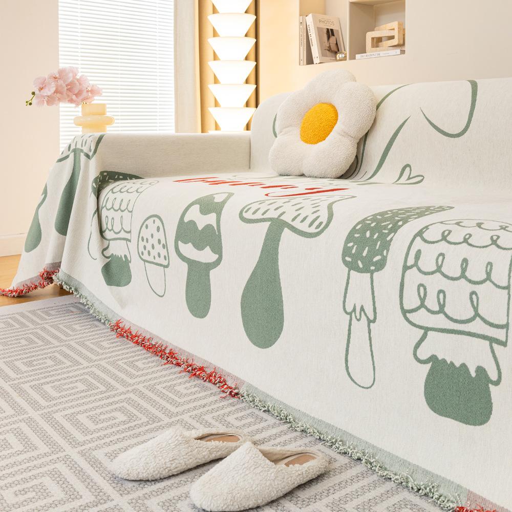 Чехол для дивана из синели, полотенце, универсальная нескользящая подушка с рисунком «Четыре сезона», чехол для дивана, ткань