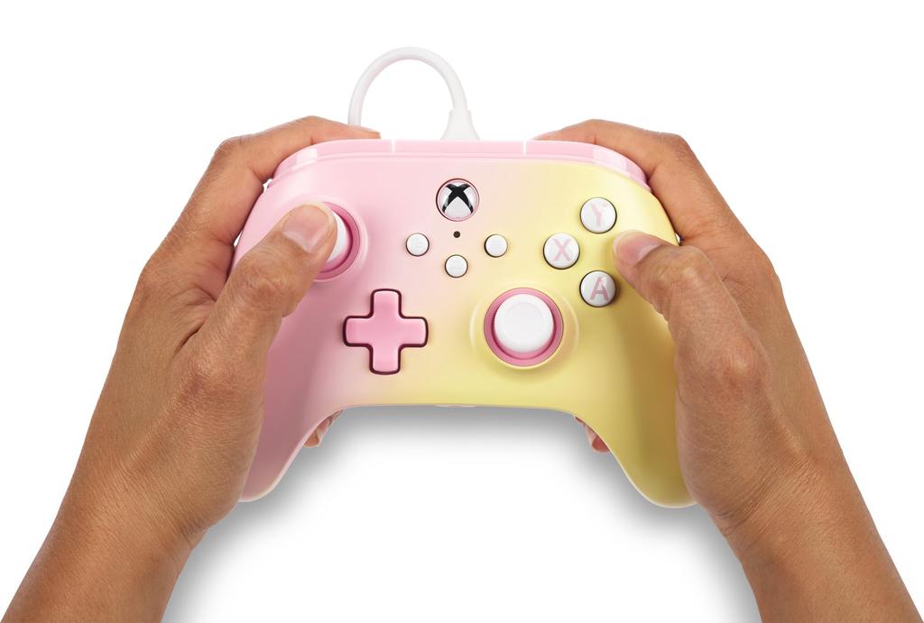 Год PowerA Advantage Проводной контроллер для Xbox Series Pink Lemonade Функция двойной вибрации для Xbox Series PC Windows [2 Гарантия] XS - XS 10/11