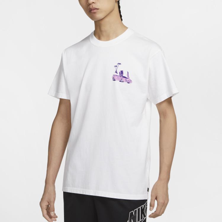 Nike Drop Shoulder Sleeve T-Shirt Men's White CW1479-100