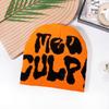 Hip Hop Letter Y2k Beanie Hat With Warm Acrylic Fabric For Streetwear And Fall Outdoor Activities