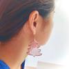 DIY Милые Рождественские Серьги-Елочки Силиконовая Форма Серьги-Капли Пусеты Подвески Форма для Заливки УФ-Кристальная Смола Эпоксидная Форма