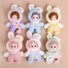 Vinyl Plush Toy Small Peach Doll Pendant Keychain Girl Bag Pendant Cute Doll