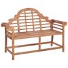 VidaXL Garden Bench 127x58.5x92.5 Cm Solid Teak Wood 319152