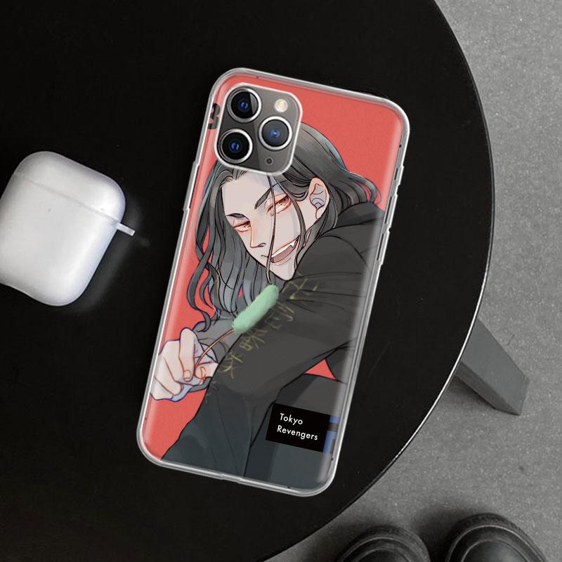 Чехол для телефона Аниме Токийские мстители Для iPhone 11 12 13 Mini 14 15 Plus 16 Pro Max 17 Air 7 8 + SE Художественный Индивидуальный Fundas 11 12