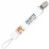 Planetee Attache Tétine Pour Prénom JULIETTE Adorable À Croquer Tigre | Attache Sucette Cadeau Naissance