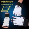 Adult & Child Taekwondo Half-Finger Protective Gloves & Foot Guards Set for Training & Competition