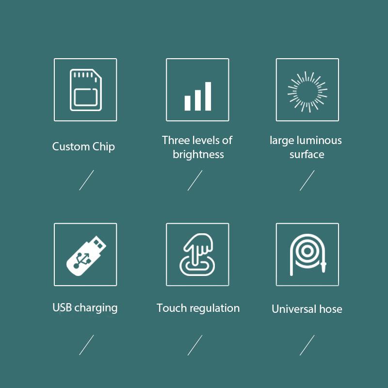 Мини-светодиодный ночник для книги, настольная лампа, защита глаз, регулируемая настольная лампа с зажимом, перезаряжаемая через USB, гибкая для учебы, чтения