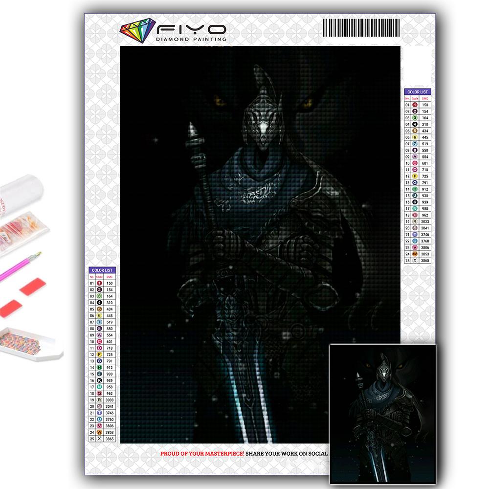 DIY 5D Diamond Painting Game Dark Souls Cross Stitch Kit Full Drill Embroidery Mosaic Art Picture of Rhinestones Gift