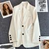 Новый весенний пиджак для женщин, маленький темперамент, ощущение свободы, повседневный шик, элегантное модное пальто, топ