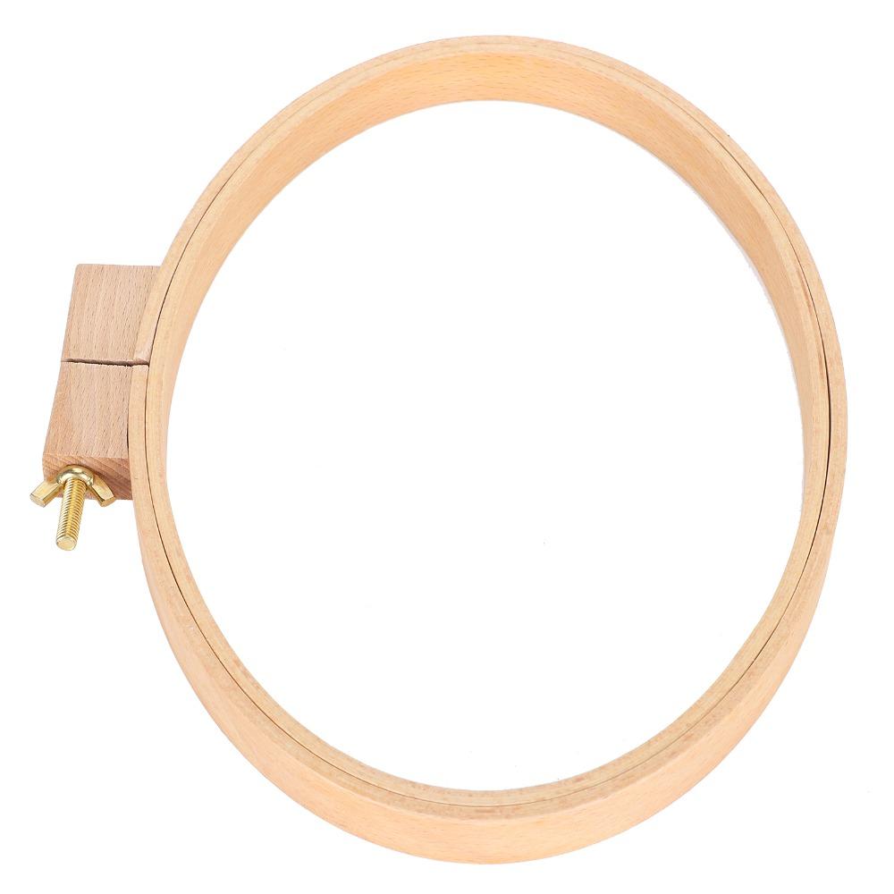 Horizontal Oval Embroidery Hoop Universal Clamp Wood Embroidery Hoop Oval Frame DIY CrossStitch