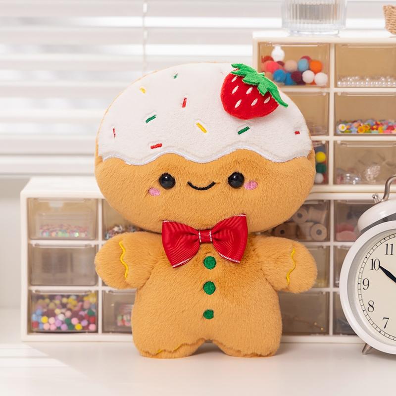 Christmas Tree Socks Ginger Bread Plush Toys Pillow Stuffed Chocolate Cabin House Decor Candy Cane Xmas Parsty Pillow Doll