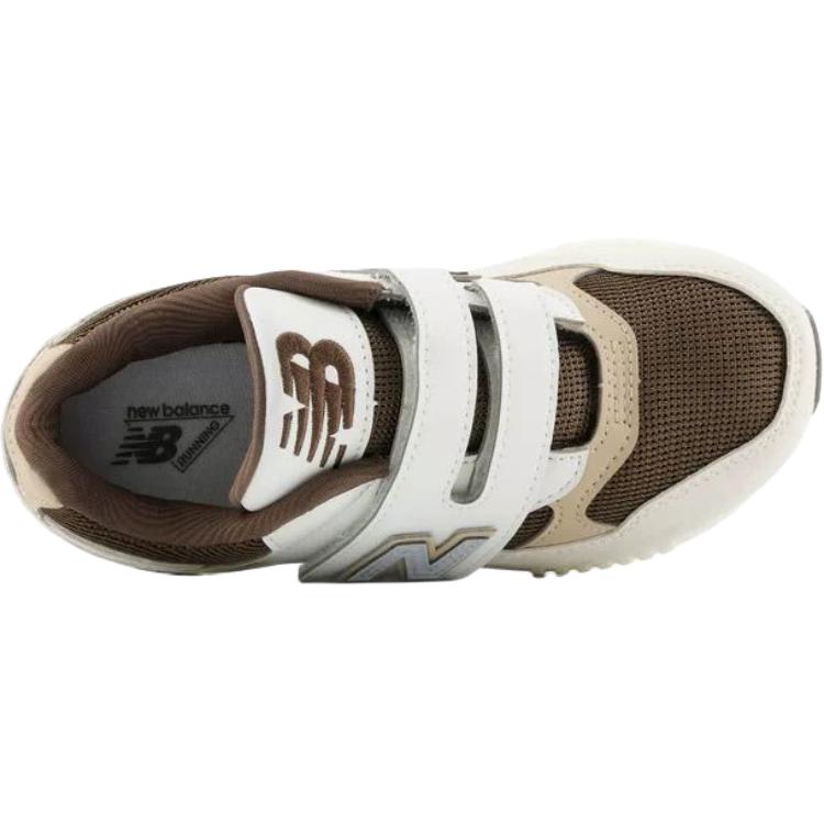 New Balance NB 530 Удобные Мягкие Низкие Повседневные Кроссовки Детские кроссовки Белый Коричневый KV530WBP