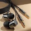 Dual Plug 3M In-Ear Bass Headset with Live Sound Card for Desktop Computers