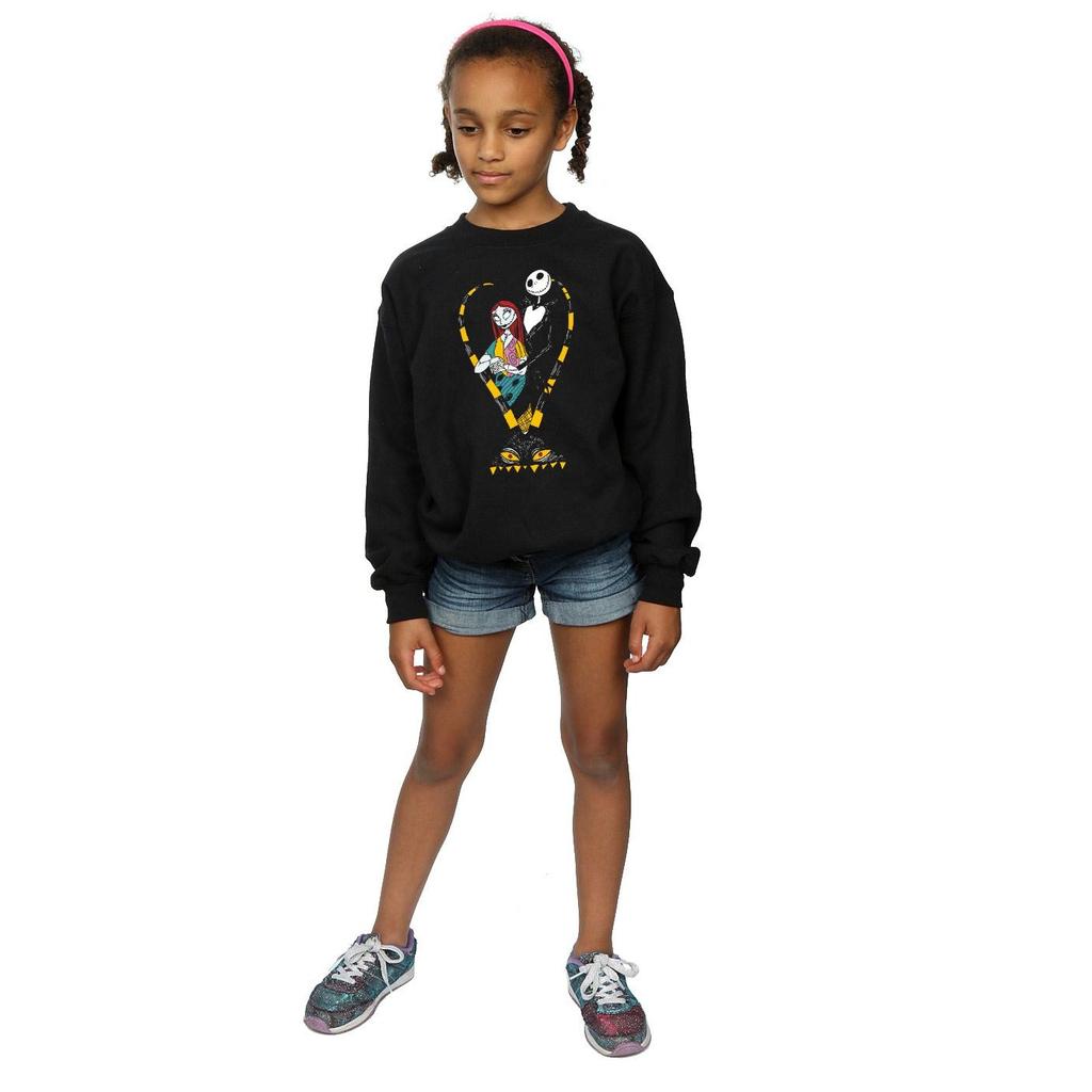 Disney Кошмар перед Рождеством для девочек Джек и Салли Любовь Толстовка