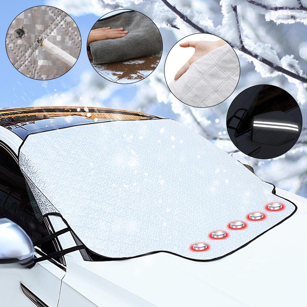 Солнцезащитный козырек на лобовое стекло автомобиля, защищающий от дождя, снега, ветра и льда, устойчивый к царапинам автомобильный чехол от снега