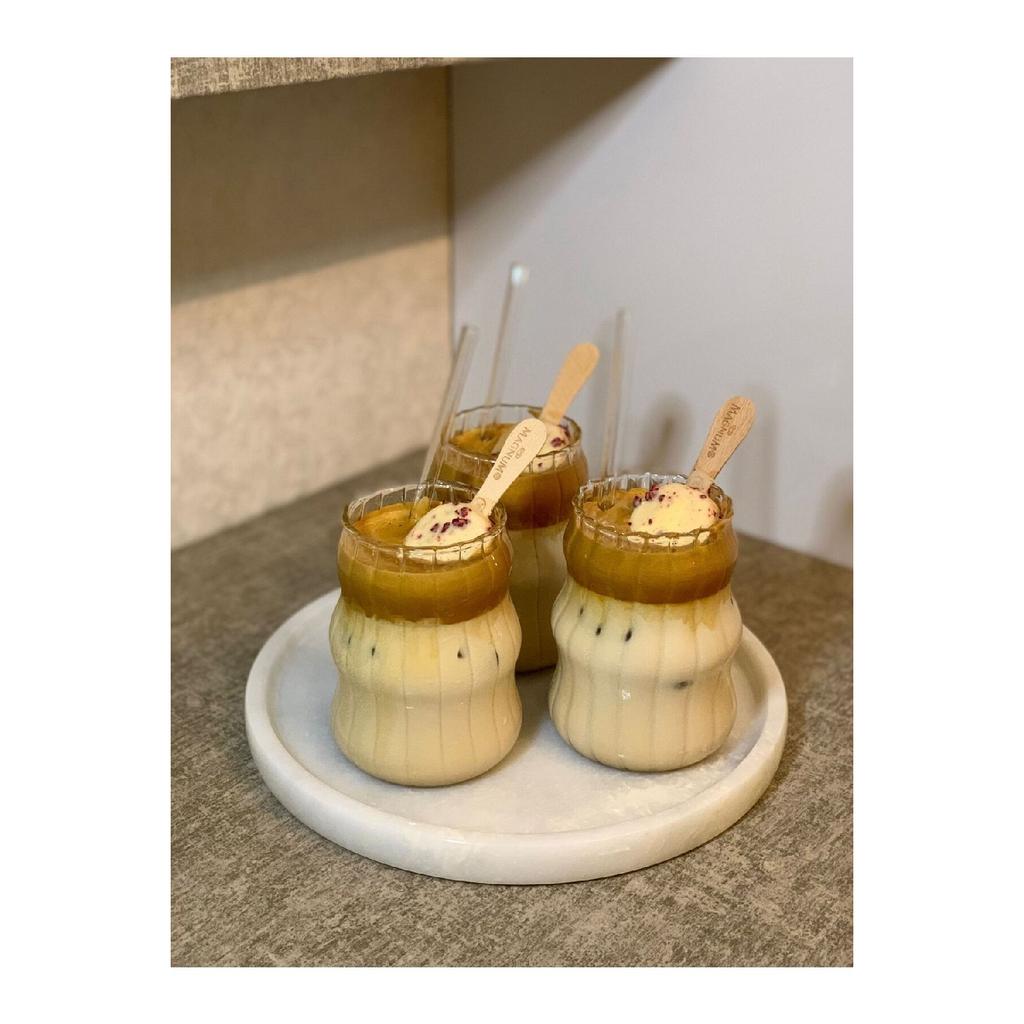 2 Heat-resistant Borosilicate Layered Long Twisted Glasses | Coffee And Presentation Glass