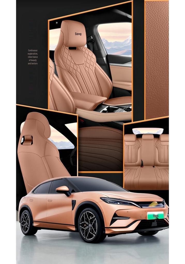 Новая модель BYD Song L EV Всесезонный комплект чехлов на сиденья автомобиля