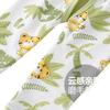 Doxiluoka Baby Boys Open Crotch Pants Spring Autumn Cotton Infant Pants Tender Green Tiger Size 110