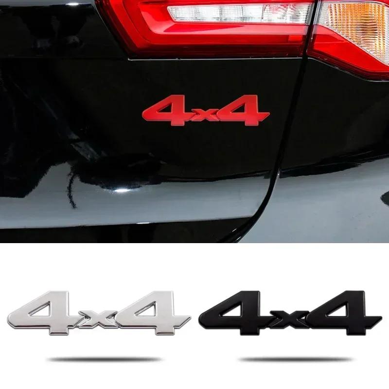 3D Metal 4X4 Logo Car Rear Trunk Fender Emblem Badge Sticker Decals For Car Accessories