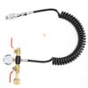 CO2 Double Valve Soda Hose with 3000psi Meter Kit Accessories W21.8-14 for Soda Stream