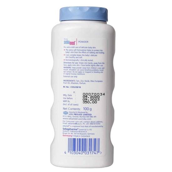 Sebamed Присыпка для малышей (Упаковка 100г)