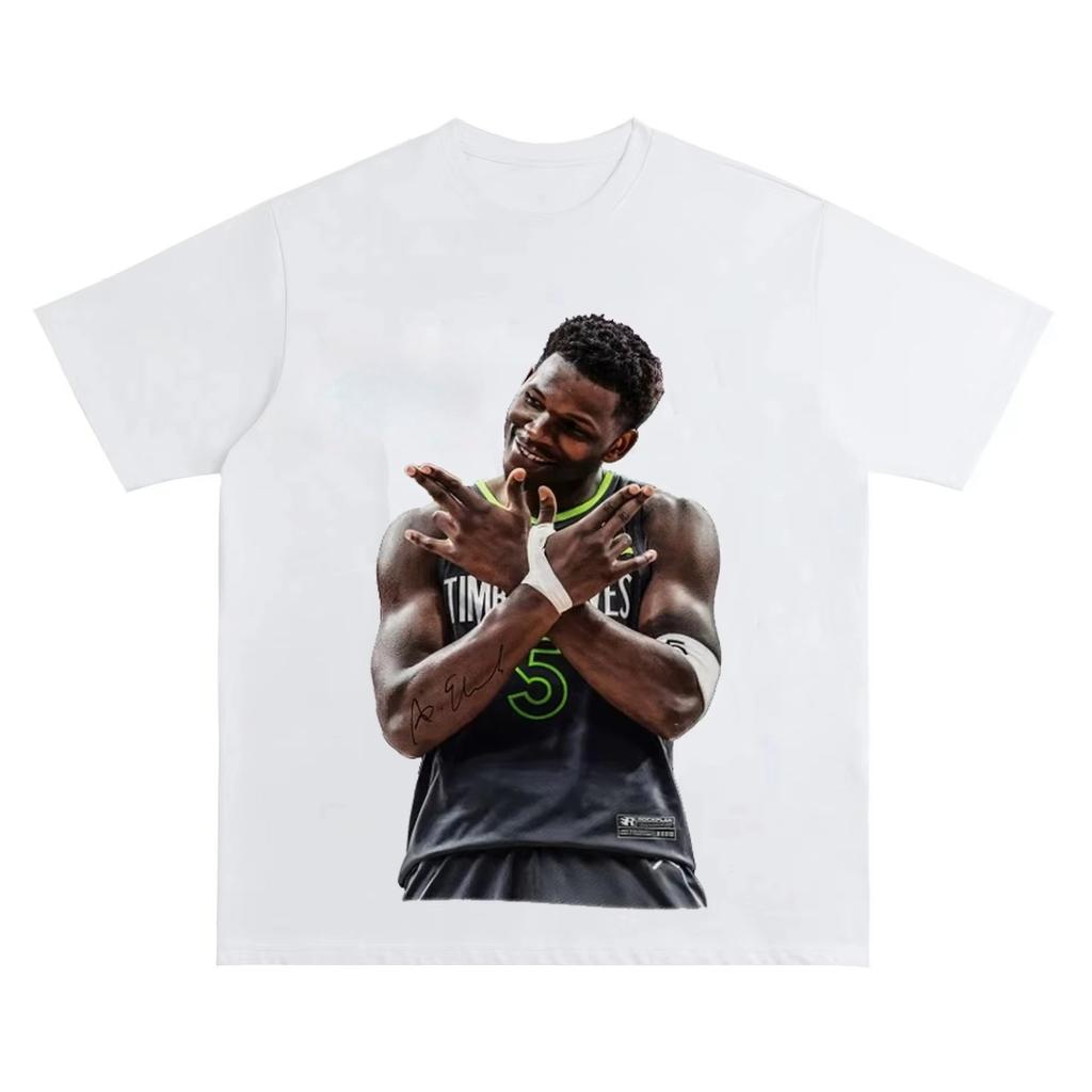 2025 Новая летняя модная и повседневная высококачественная мужская футболка из чистого хлопка с круглым вырезом и графическим принтом Футболки Мужская одежда