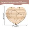 Wedding Money Holder Heart Shaped Wooden Marriage Decoration Wedding Cash Envelopes Gift For Newly Couple Newlyweds Bride
