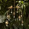 Настенные колокольчики Скворечник, Wind Chime Wall Hanging Birdhouse,  Duli