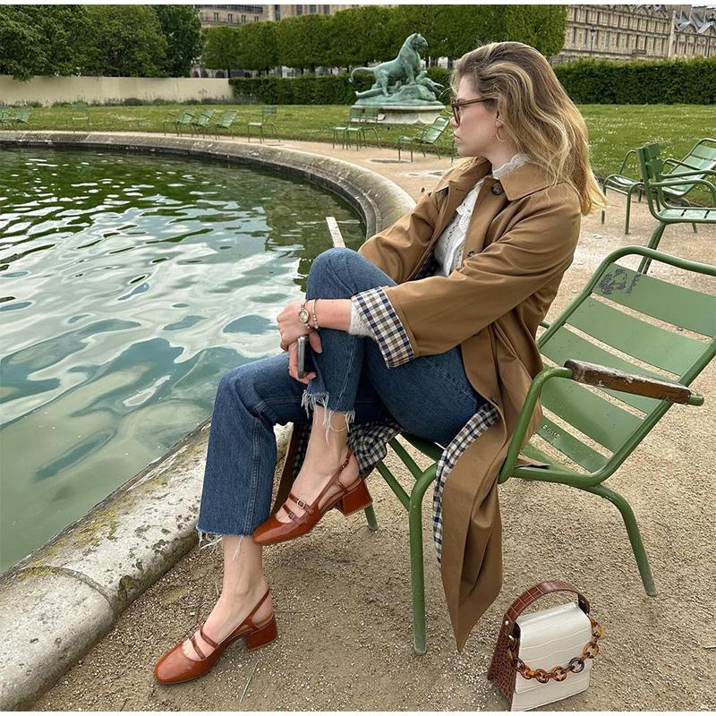 Подкладка из клетчатой ткани, однобортный лацкан с карманом, женские длинные рукава, универсальные длинные пальто, осеннее шикарное уличное пальто