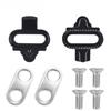Mountain Bike Pedal Shoes Adapter Cleats Bike Shoes Pedals Cleats Set Bike Shoes Cleats Locking Plate Accessory