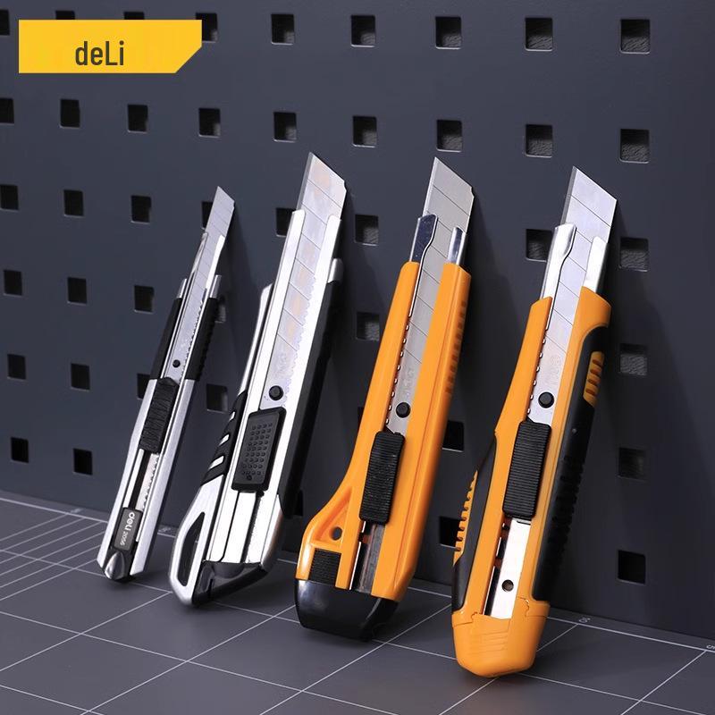 Многофункциональный нож Deli Craft из нержавеющей стали для тяжелых работ - для обоев, резки бумаги и распаковки - доступны большие и маленькие размеры
