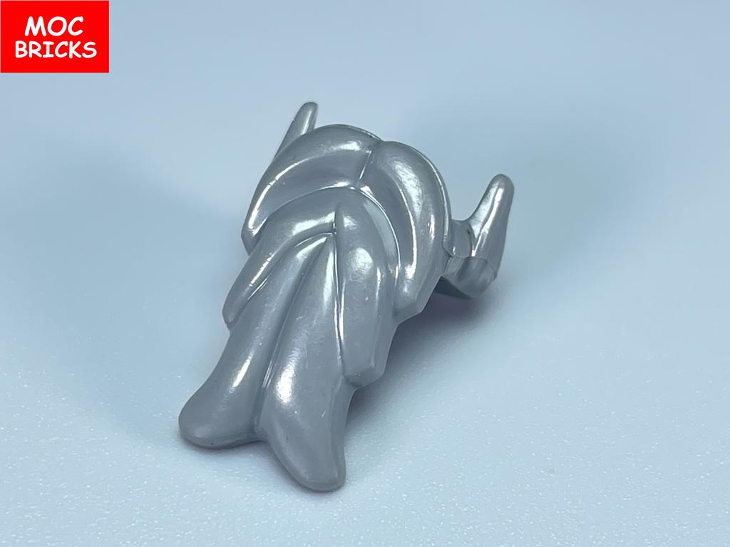 10 шт./лот MOC Кирпичи Длинная Короткая Борода Усы Галстук-бабочка Модель Фигурка Образовательные Строительные Блоки Игрушки для Детей