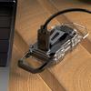 With Metal Hat Clip Mini LED Keychain 6 Modes Thumb Size Mini Keychain Flashlight  Outdoor