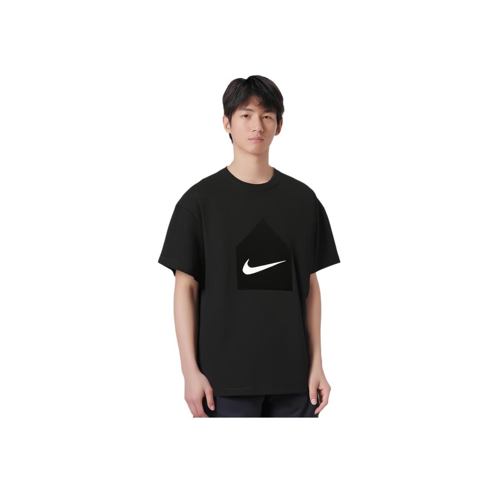 Nike X DSM Joint Edition FW23 Logo Print Short Sleeve T-Shirt Unisex Tops Black DJ2763-010