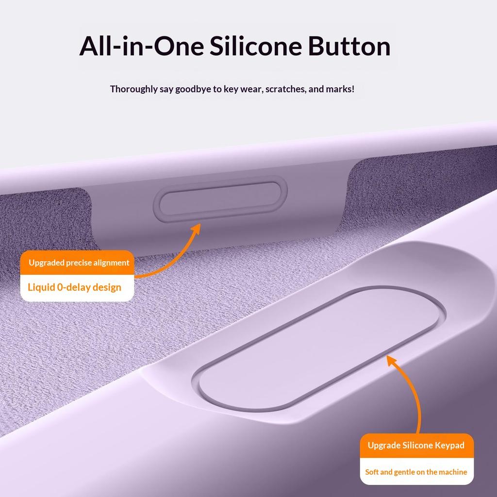 For iPhone 17 Pro Max Magnetic Case Skin-Friendly Liquid Silicone + PC Phone Cover Compatible with MagSafe