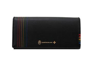 Длинный кошелек, нагрудный, кожа коровья, мужской и женский, 27604 (черный)