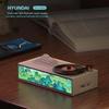 Hyundai Rotating Vinyl Record Ambient Light Bluetooth Speaker