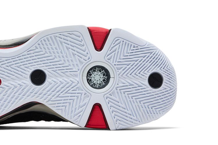 Men's Sneakers Jordan 38 PF Fundamentals (White Sole) White/Black-Siren Red