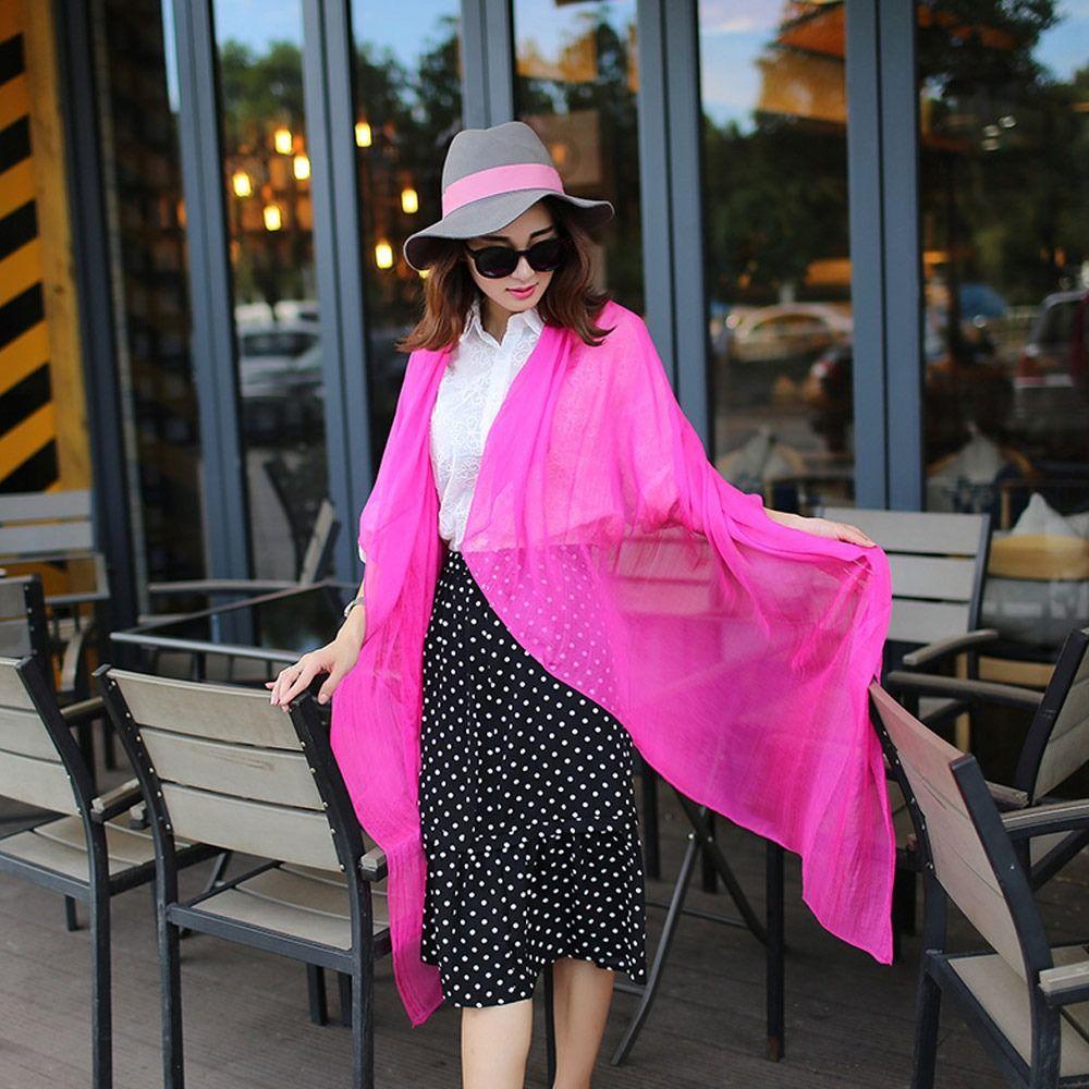 Women Men Neck Bandana Sun Protection Shawls Wrap Hijab Scarf Pashmina