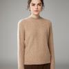 Fanzhen Women's 2024 A/W Thickened Half-High Neck Cashmere Blend Sweater